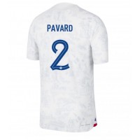 Echipament fotbal Franţa Benjamin Pavard #2 Tricou Deplasare Mondial 2022 maneca scurta